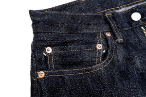 Kojima Genes Jeans Men's 19oz Selvedge Slub Denim Regular Fit Zipper-Fly Straight rnb1000rz RNB-1000RZ