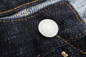 Kojima Genes Jeans Men's 19oz Selvedge Slub Denim Regular Fit Zipper-Fly Straight rnb1000rz RNB-1000RZ
