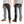 Kojima Genes Two Tone Panel Pants Men's Denim x Hickory Asymmetrical Contrast Panel Work Pants rnb1117 RNB-1117