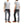 Kojima Genes Two Tone Panel Pants Men's Denim x Hickory Asymmetrical Contrast Panel Work Pants rnb1117 RNB-1117