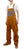 Kojima Genes Overalls Men's Casual Brown Duck Bib Overall with Contrast Pockets RNB-1220HK