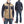 Kojima Genes Mixed Panel Shirt Men's Denim x Herringbone Long Sleeve Two Tone Button Up Shirt rnb282S RNB-282S Beige