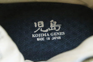 Kojima Genes High Top Denim Sneakers Men's Side Zip Jean Shoes RNB-8003 rnb8003 Deep Blue Indigo
