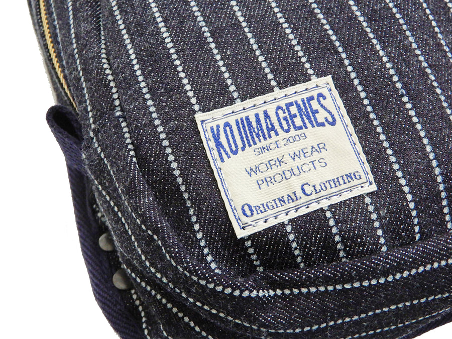Kojima Genes Sling Bag Men's Casual Small Crossbody Backpack rnb953 RNB-953 Wabash-Stripe