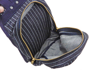 Kojima Genes Sling Bag Men's Casual Small Crossbody Backpack rnb953 RNB-953 Wabash-Stripe