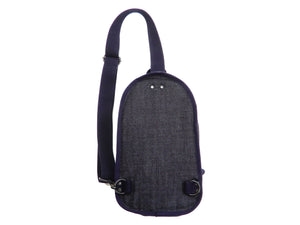 Kojima Genes Sling Bag Men's Casual Small Crossbody Backpack rnb953 RNB-953 Indigo-Denim