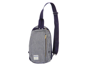 Kojima Genes Sling Bag Men's Casual Small Crossbody Backpack rnb953 RNB-953 Hickory-Stripe