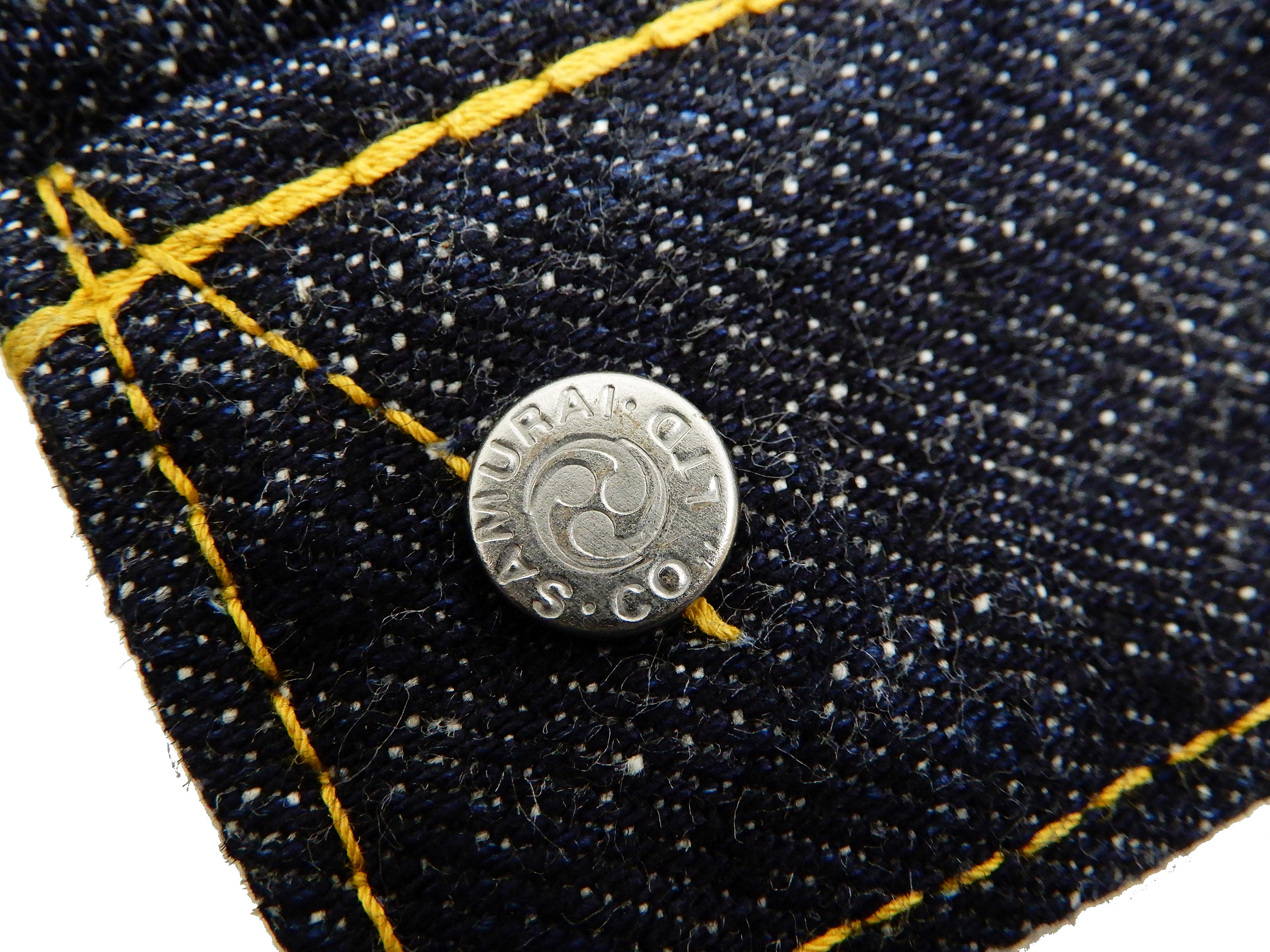 Samurai Jeans Japanese Denim Trucker Jacket Men