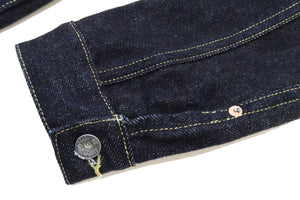 Samurai Jeans 25 oz Denim Jacket Men's Modified Type 1 Jean Jacket WWII Regulated Version S555VX25oz