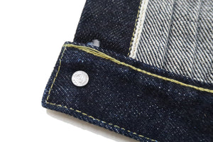 Samurai Jeans 25 oz Denim Jacket Men's Modified Type 1 Jean Jacket WWII Regulated Version S555VX25oz