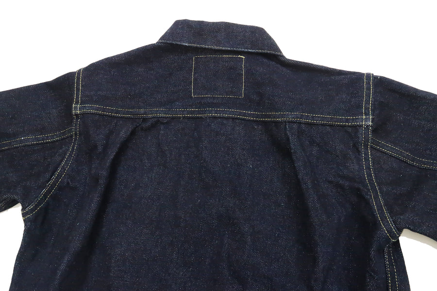 Samurai Jeans 25 oz Denim Jacket Men's Modified Type 1 Jean Jacket WWII Regulated Version S555VX25oz