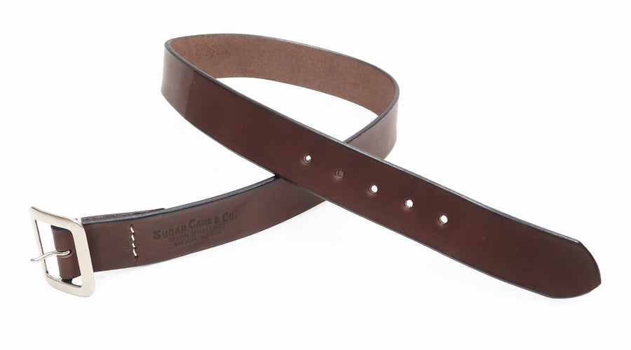 Sugar Cane Leather Belt SC02320 Men's Ccasual Garrison belt from Japan Brown
