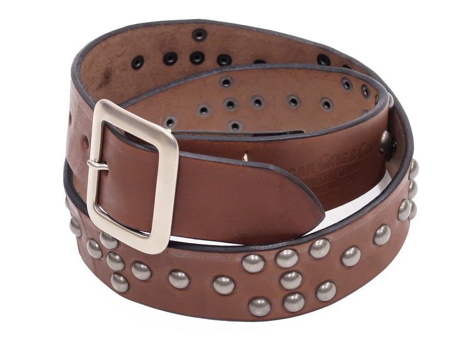 Sugar Cane Studded Leather Belt SC02321 Men's Ccasual from Japan Brown –  RODEO-JAPAN Pine-Avenue Clothes shop