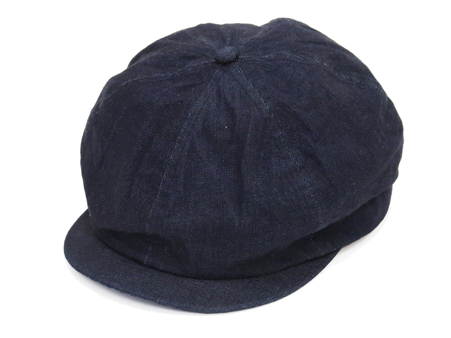 Sugar Cane Applejack Cap Men's Casual Short Brim Denim Work Hat