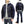 Sugar Cane Jacket Men's Mixed Denim Panel Colour Block Jean Jacket SC10701 One-Wash