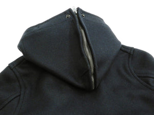 Mister Freedom Sugar Cane Hudson Jacket Men's MFSC Wool Melton Jacket SC14240 Navy-Blue