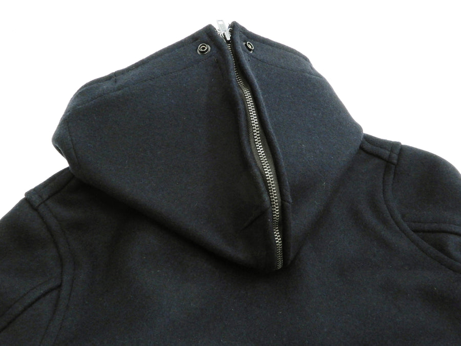Mister Freedom Sugar Cane Hudson Jacket Men's MFSC Wool Melton Jacket SC14240 Navy-Blue