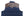 Sugar Cane Down Vest with Leather Yoke Panel Men's Winter Outerwear Vest SC15222 128 Navy-Blue/Brown