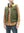 Sugar Cane Down Vest with Leather Yoke Panel Men's Winter Outerwear Vest SC15222 149 Olive/Camel