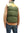 Sugar Cane Down Vest with Leather Yoke Panel Men's Winter Outerwear Vest SC15222 149 Olive/Camel