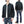 Load image into Gallery viewer, Sugar Cane Jacket Men&#39;s Casual 1950s Style Lightweight Unlined Cotton Jacket SC15293 119 Black
