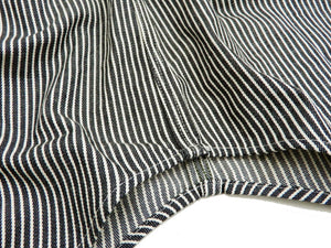 Sugar Cane Hickory Stripe Work Shirt Men's Casual Long Sleeve Button Up Shirt SC27853 Black