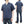 Laden Sie das Bild in den Galerie-Viewer, Sugar Cane Shirt Men&#39;s Resort Camp Collar Short Sleeve Casual Plaid Shirt SC38890 128 Dark-Blue
