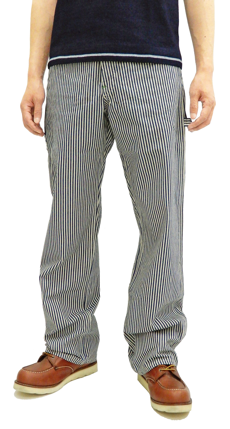 EASY RELAXED ANKLE PANTS HICKORY