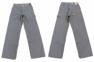 Sugar Cane Painter Pants Men's Casual Hickory Stripe Work Painters Jeans SC41823