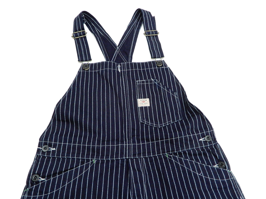 Sugar Cane Bib Overalls Men's Classic Railroad Wabash Stripe Overall SC41960