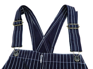 Sugar Cane Bib Overalls Men's Classic Railroad Wabash Stripe Overall SC41960