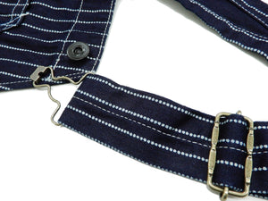 Sugar Cane Bib Overalls Men's Classic Railroad Wabash Stripe Overall SC41960