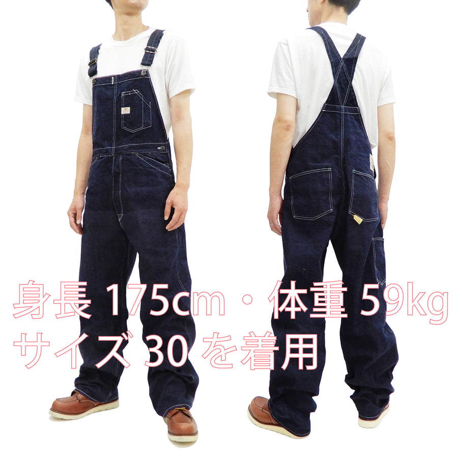 Sugar Cane Overall Men's 11 Oz. Blue Denim Bib Overalls Toyo Enterpris –  RODEO-JAPAN Pine-Avenue Clothes shop
