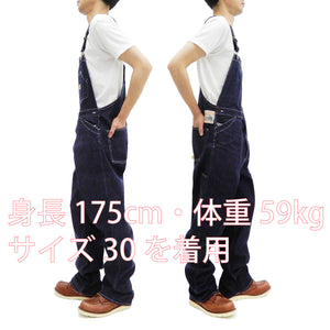 Sugar Cane Overall Men's 11 Oz. Blue Denim Bib Overalls Toyo Enterprises SC42242