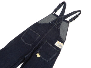 Sugar Cane Overall Men's 11 Oz. Blue Denim Bib Overalls Toyo Enterprises SC42242
