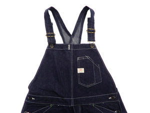 Sugar Cane Overall Men's 11 Oz. Blue Denim Bib Overalls Toyo Enterprises SC42242