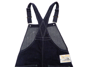 Sugar Cane Overall Men's 11 Oz. Blue Denim Bib Overalls Toyo Enterprises SC42242