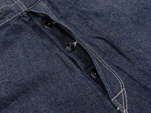 Sugar Cane Overall Men's 11 Oz. Blue Denim Bib Overalls Toyo Enterprises SC42242