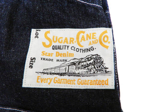 Sugar Cane Overall Men's 11 Oz. Blue Denim Bib Overalls Toyo Enterprises SC42242