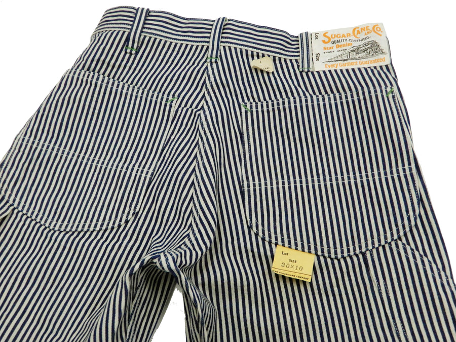 Sugar Cane Shorts Men's Casual Stylish 11 Oz. Hickory Stripe