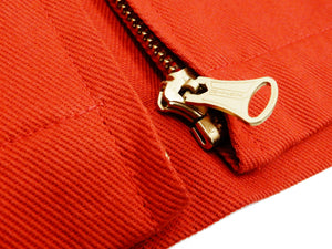 Samurai Jeans Embroidered Jacket Men's Cotton Lightweight Outerwear SCCJK19-02 Red