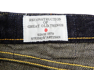 Studio D'artisan Jeans Men's Relaxed Tapered Fit G3 14oz Japanese Selvedge Denim SD-908