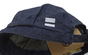 Momotaro Jeans Denim Work Cap Men's Adjustable Railroad Engineer Hat SJ011 Indigo