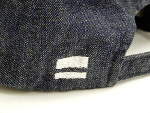 Momotaro Jeans Men's Denim Cap with Long Bill Casual Low Profile Adjustable Baseball Hat MZCA0016