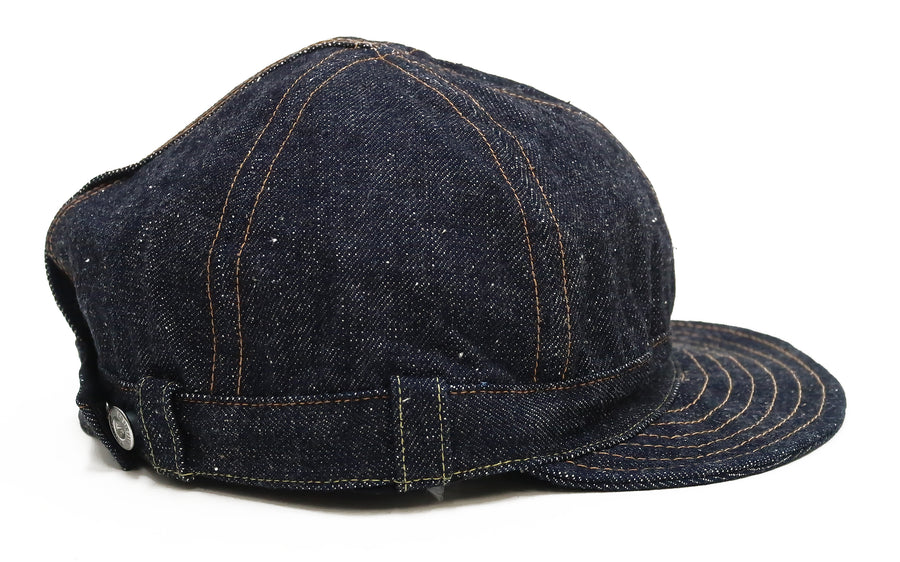 Samurai Jeans Denim Workman Cap Men's Adjustable Working denim Hat 