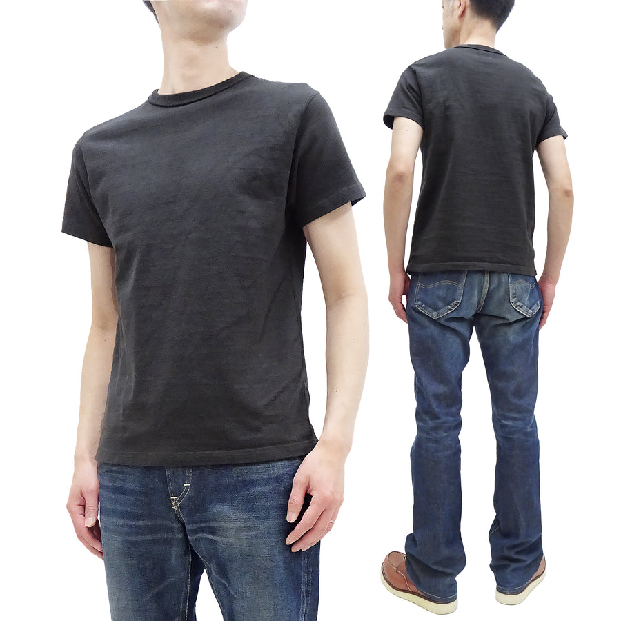 Samurai Jeans Plain T-shirt Men's Super Heavy Short Sleeve Natural 