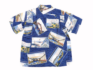 Sun Surf Men's Hawaiian Shirt Katsushika Hokusai Views Edo Short Sleeve Aloha Shirt SS38469