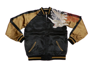 Hanatabi Gakudan Men's Japanese Souvenir Jacket Japanese Phoenixn Sukajan Script SSJ-004
