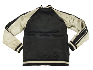 Hanatabi Gakudan Men's Japanese Souvenir Jacket Japanese Buddhism Sukajan Script SSJ-012