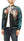 Hanatabi Gakudan Men's Japanese Souvenir Jacket Rooster and Hen Japanese Art Sukajan Script SSJ-018